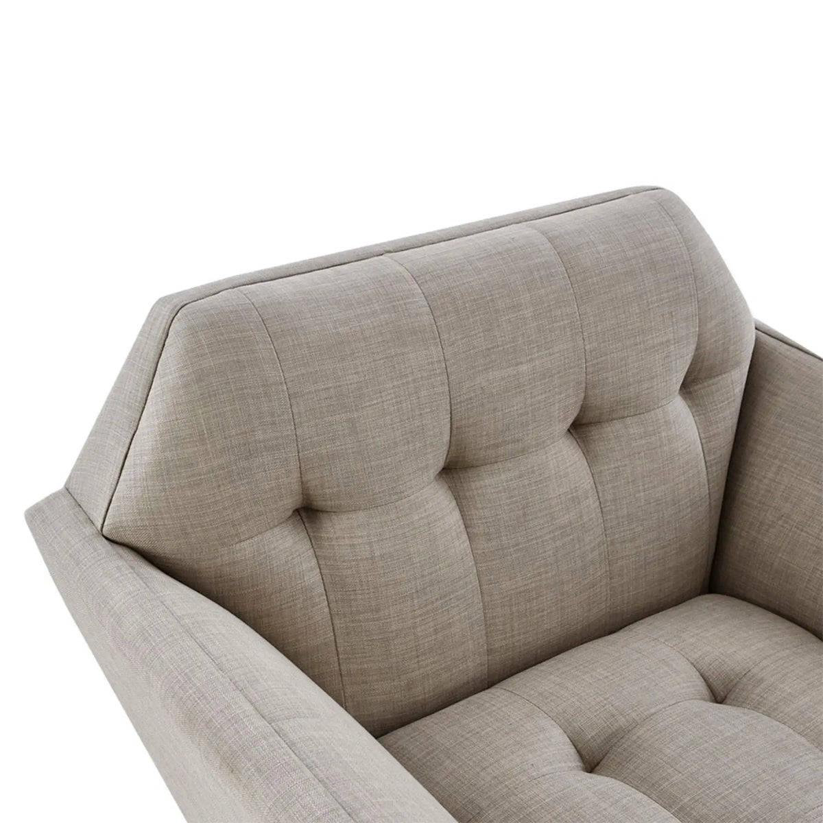 Modern Lounge Chair | Button Tufting | Mid-Century Design | Comfortable Armrests