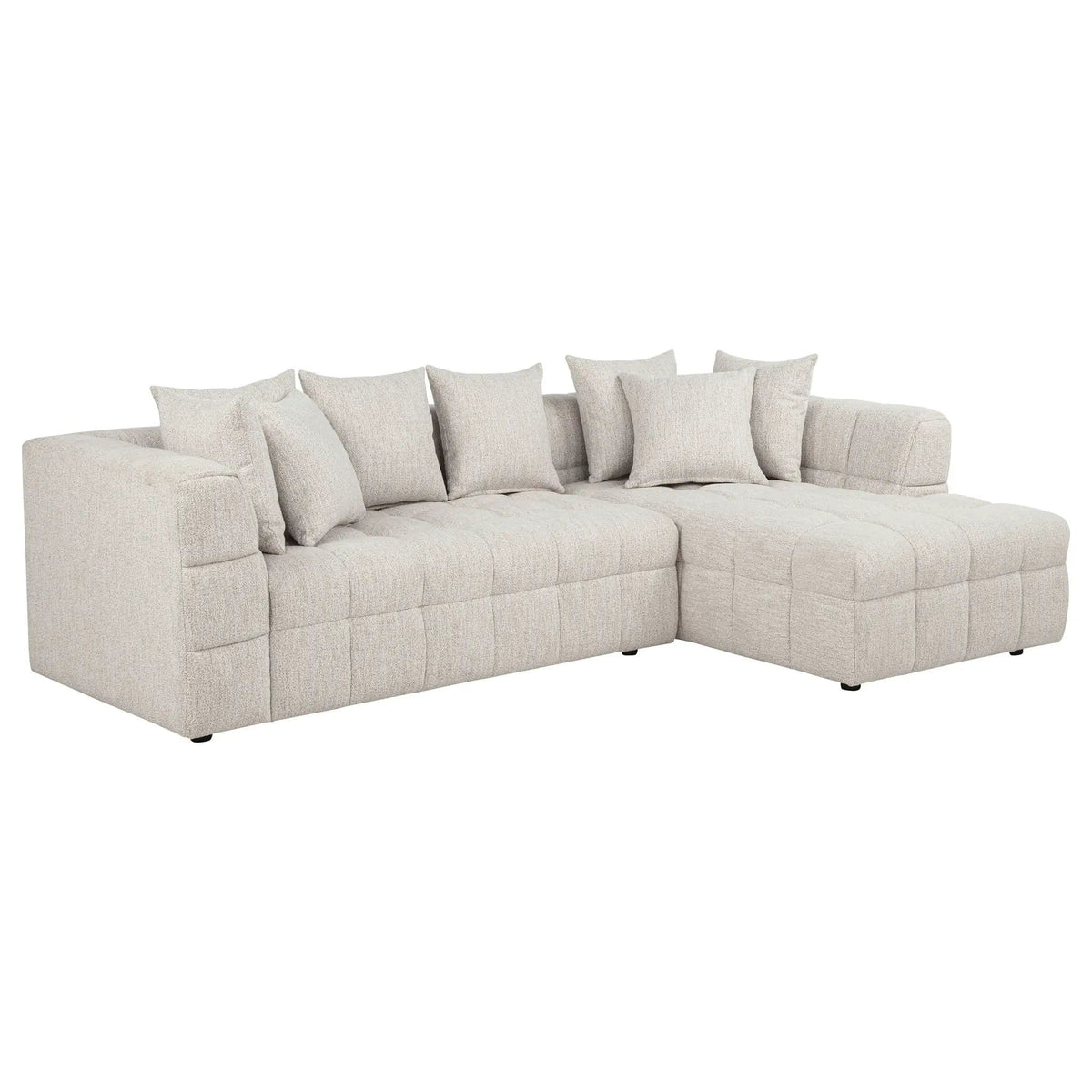 Amara 2-Piece Upholstered Sectional Sofa | 2-Piece Set | Polyester & Fabric | Living Room