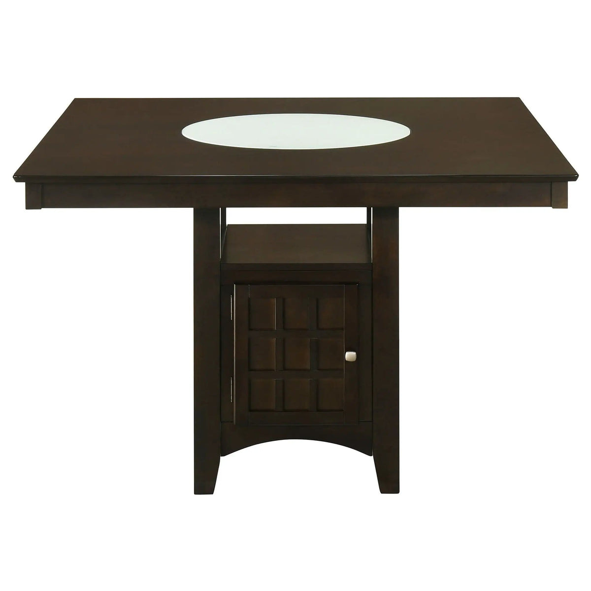 Gabriel 5-piece Square Counter Height Dining Set | 5-Piece Set | Rubberwood & Engineered Wood | Cappuccino