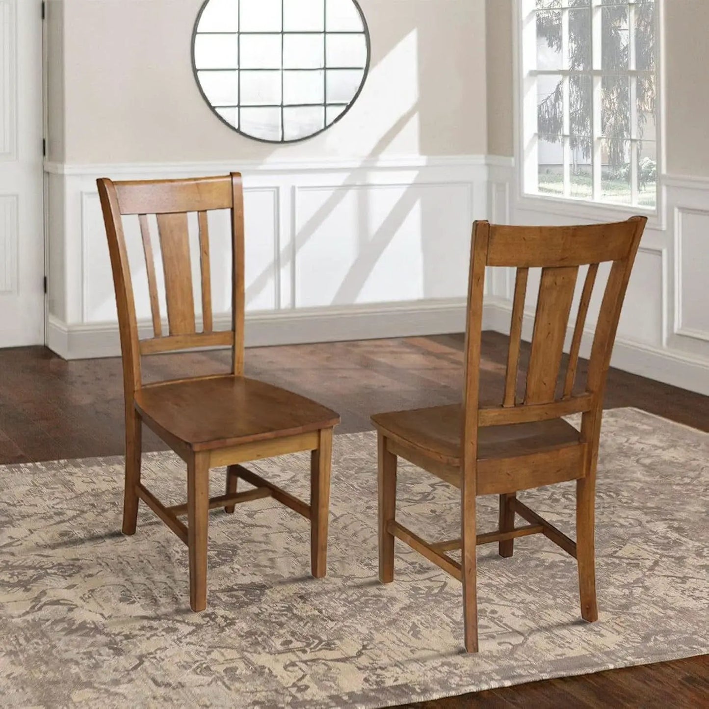 International Concepts San Remo Pecan Parawood Dining Chair from PriceLows™