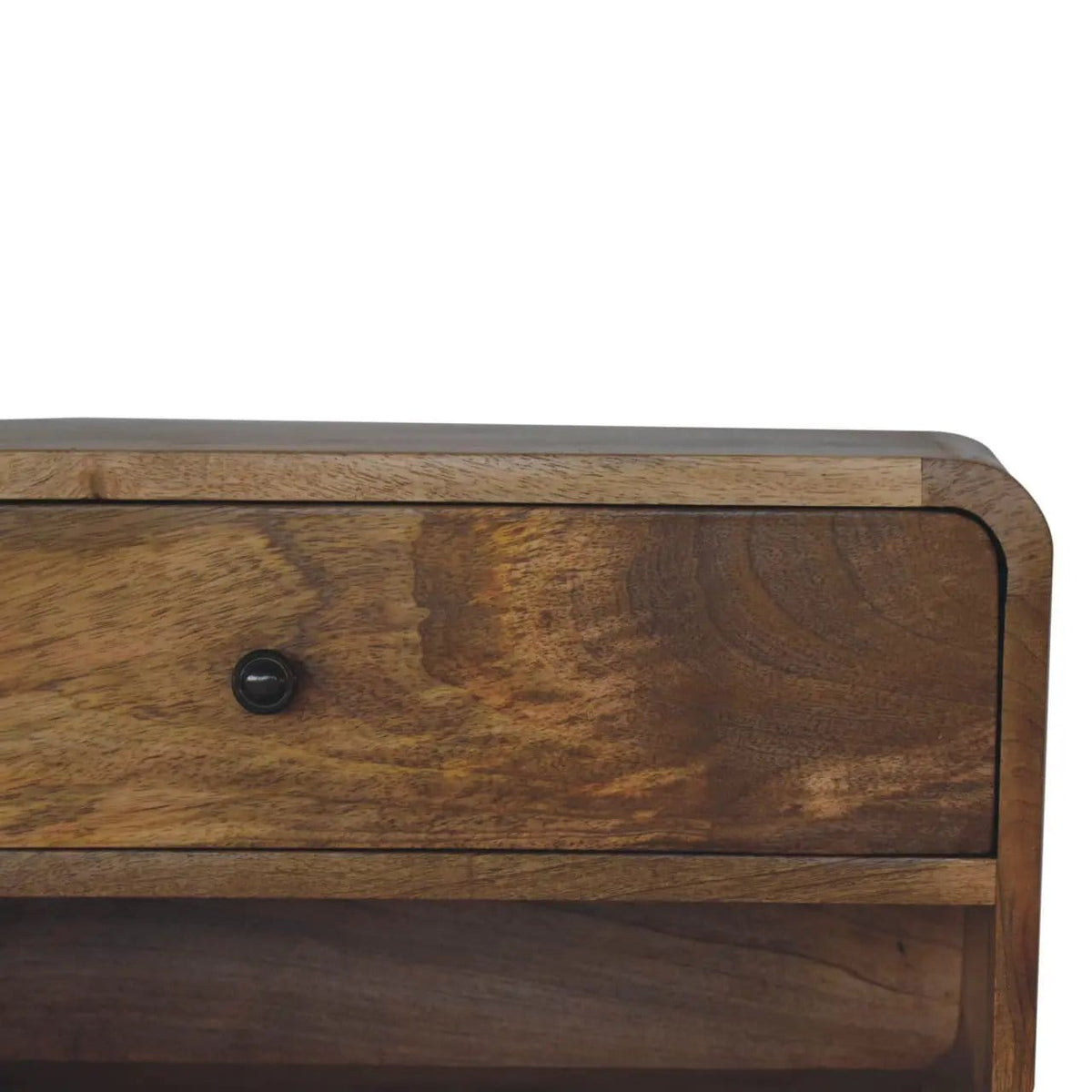 Curve Upper Slot Floating Nightstand | 6 Pieces | Bedroom Furniture | Bedroom