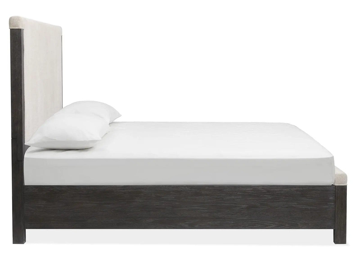 Plum Creek Upholstered Panel Storage Bed | 6 Pieces | Oak Veneer | Bedroom