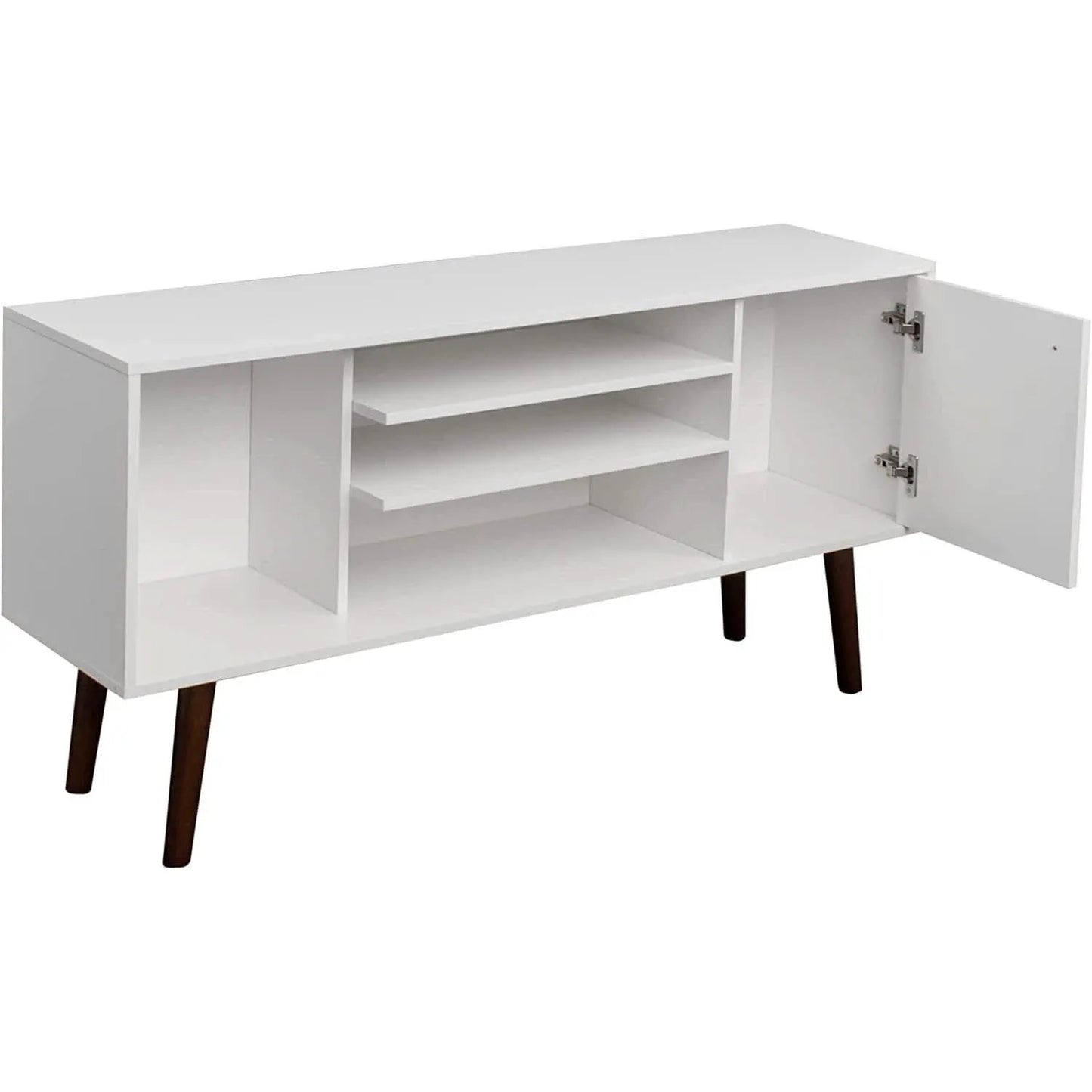 Farmhouse TV Stand for 65 Inch TVs With Storage Cabinet from PriceLows™