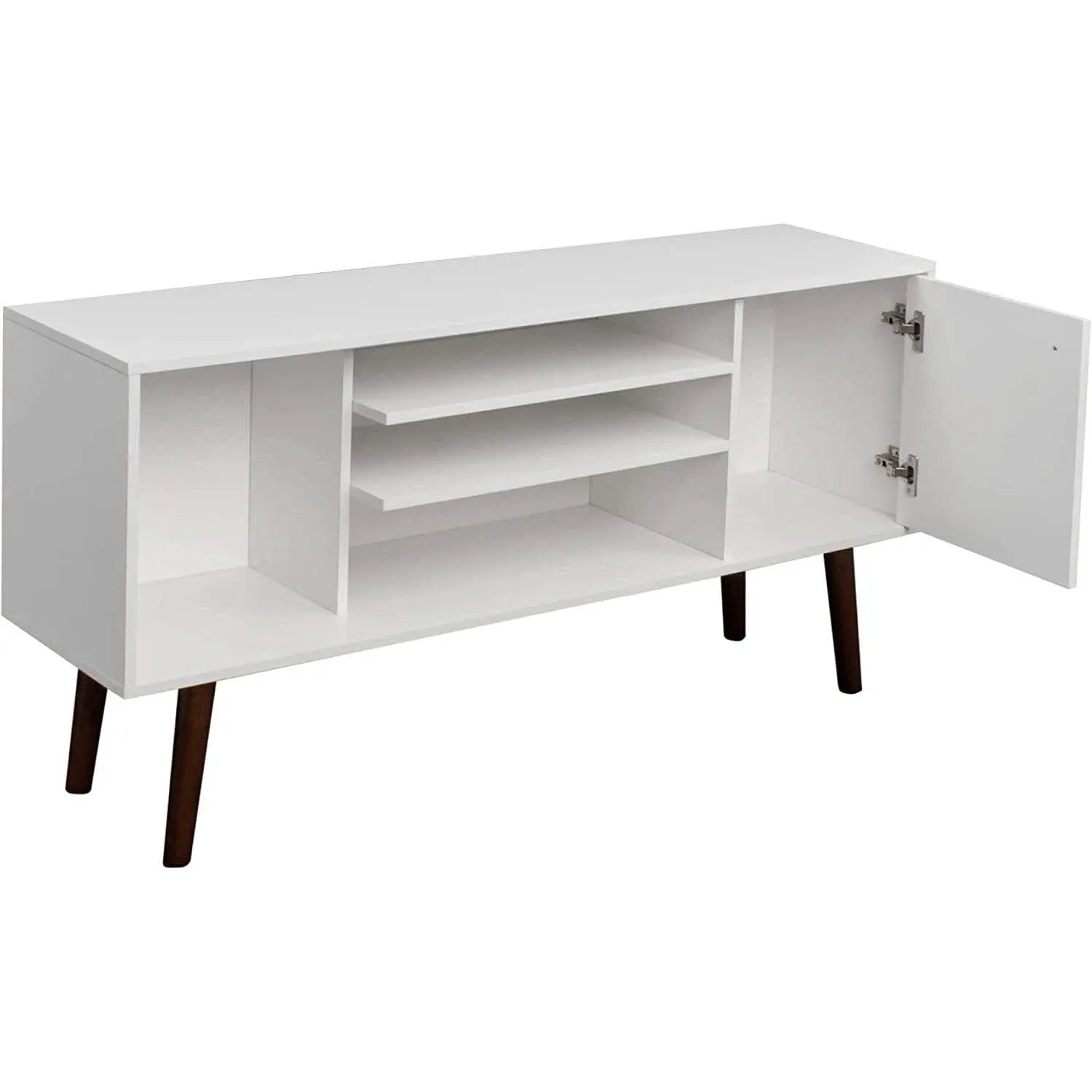 Farmhouse TV Stand for 65 Inch TVs With Storage Cabinet from PriceLows™