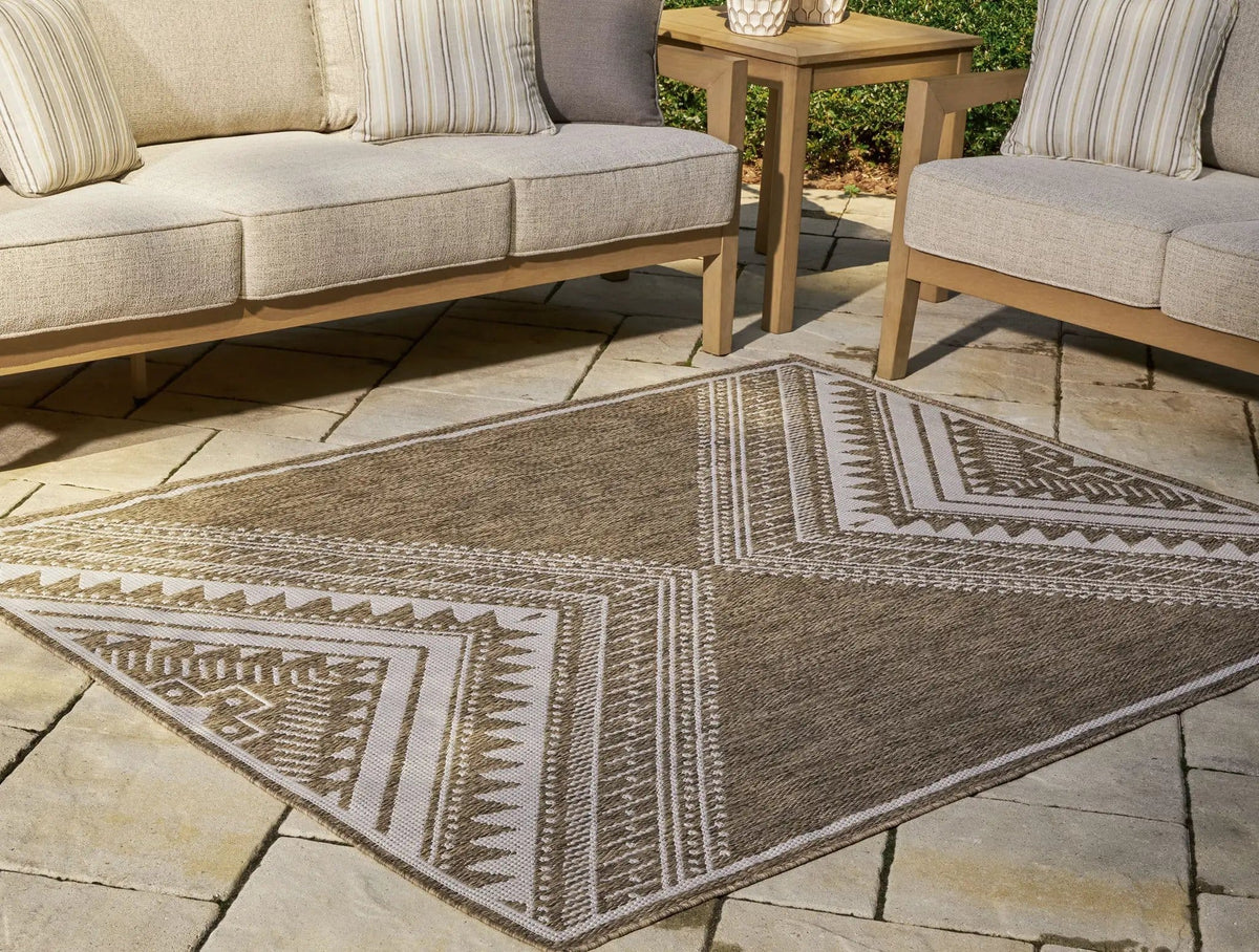 Dunsler Rug | 2 Pieces | Outdoor Living Furniture | Outdoor Living