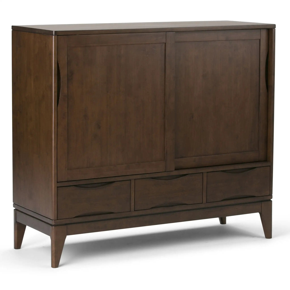 Harper Storage Cabinet | Medium Handcrafted Rubberwood | NC Lacquer Finish | Multipurpose Storage