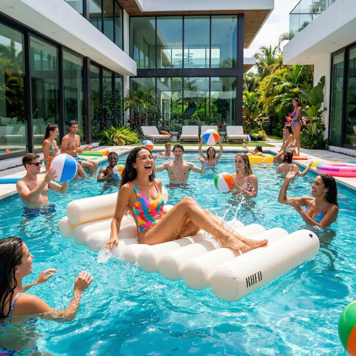 Bubble White Pool Lounger | Home Decor | Gift Ready