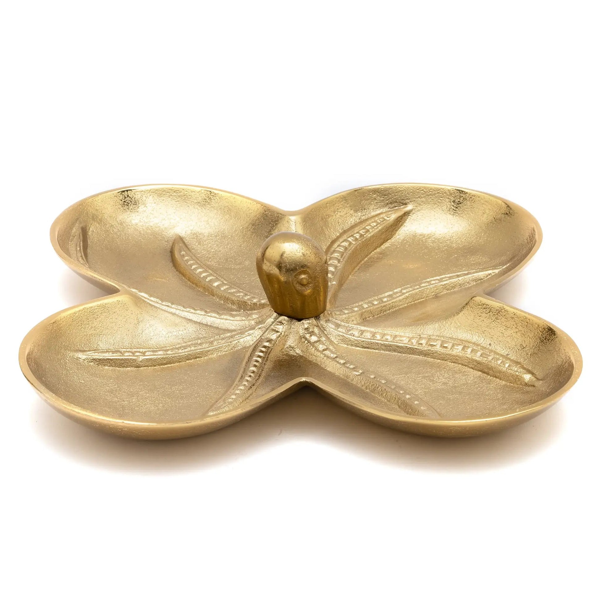 Gold Bronze Octopus Snack Bowl & Serving Tray 13.6" from PriceLows™