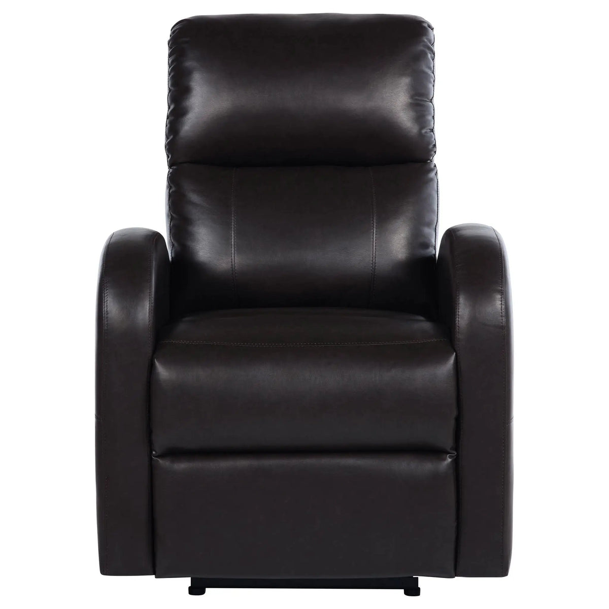 Meglia Power Recliner Chair | Button-Operated Reclining | Rounded Arms | Contemporary Neutral Design