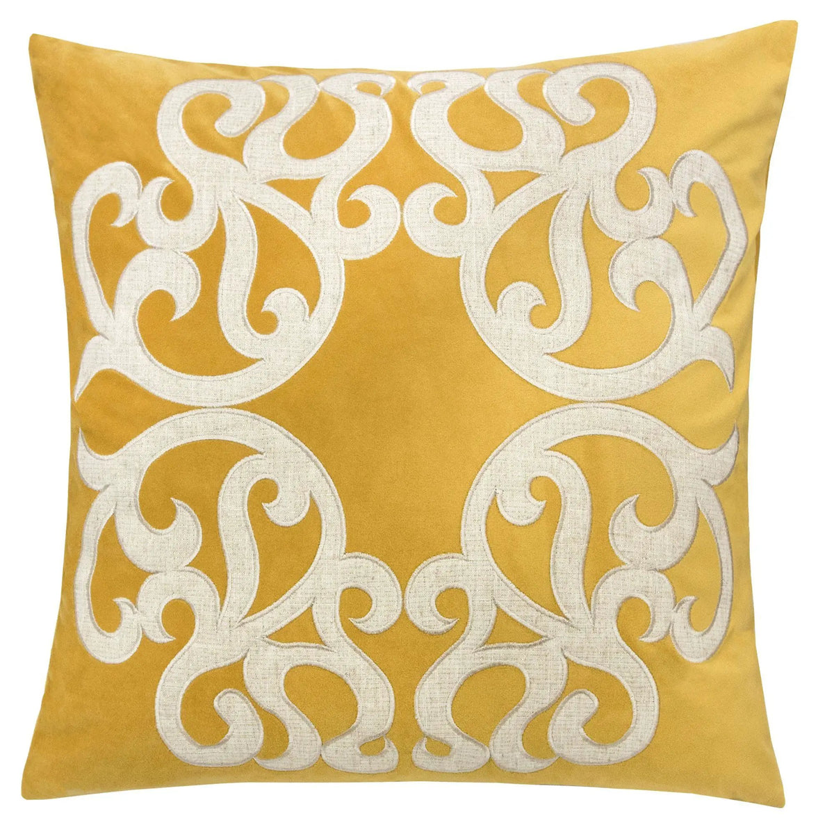 Pillow Cover | Vintage Vine Pattern | Hidden Zipper | Matching Back