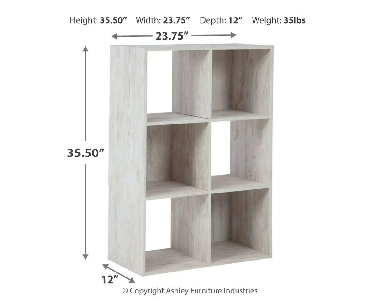 Paxberry Cube Organizer | Whitewashed Eight-Cube Design | Coastal Chic Style | Weatherworn Finish