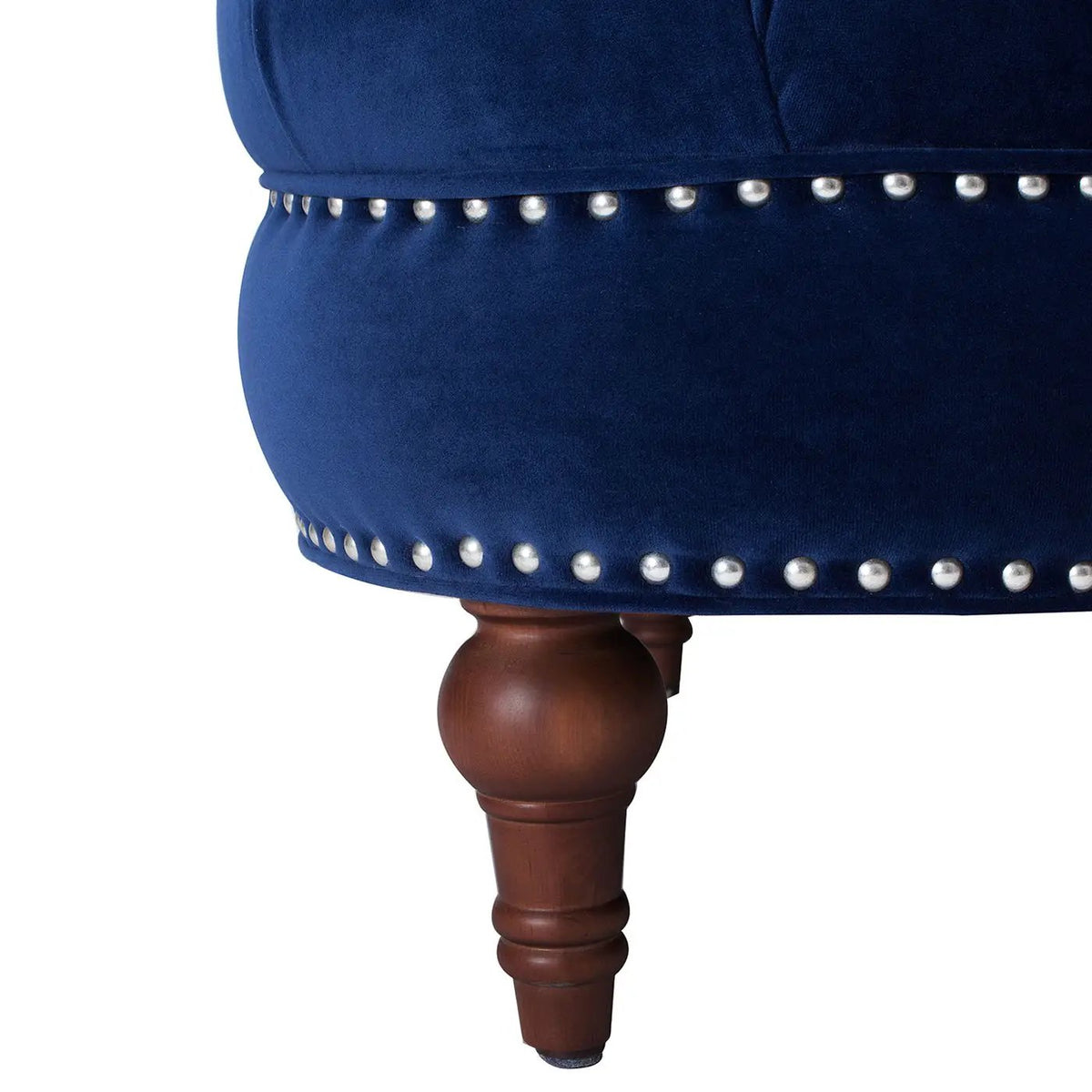 La Rosa Accent Chair | Victorian Tufted Style | Woven Fabric Upholstery | Durable Construction