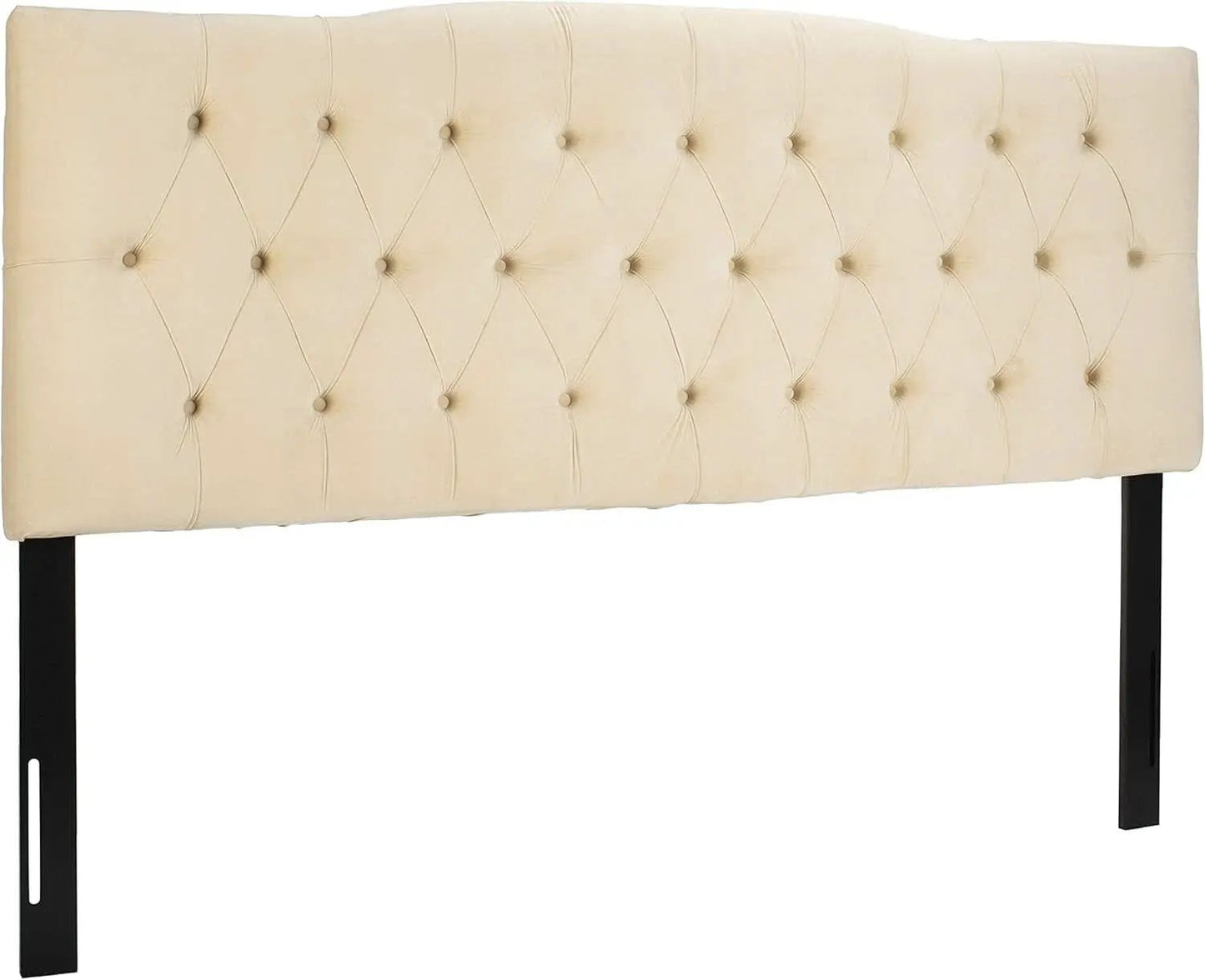 Modern Buckwheat Tufted King Headboard for Bedroom Elegance from PriceLows™