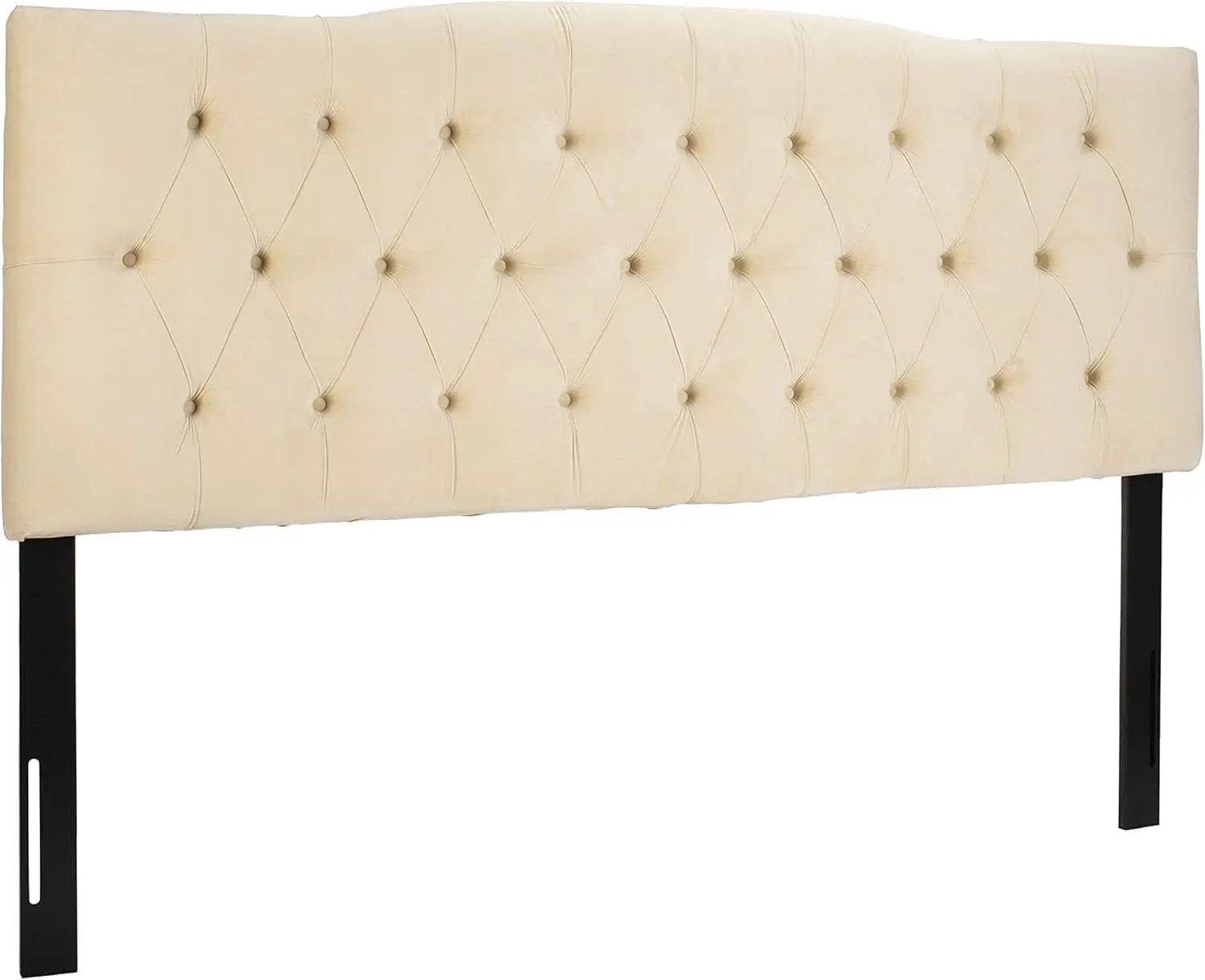 Modern Buckwheat Tufted King Headboard for Bedroom Elegance from PriceLows™