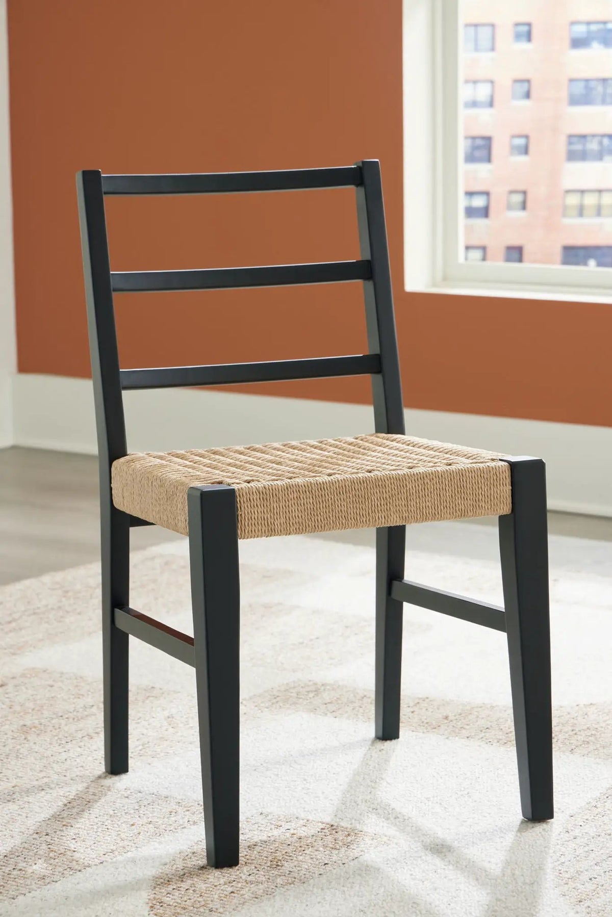 Isanti Dining Side Chairs | Set Of 2 | Light Brown And Black | Dining Room