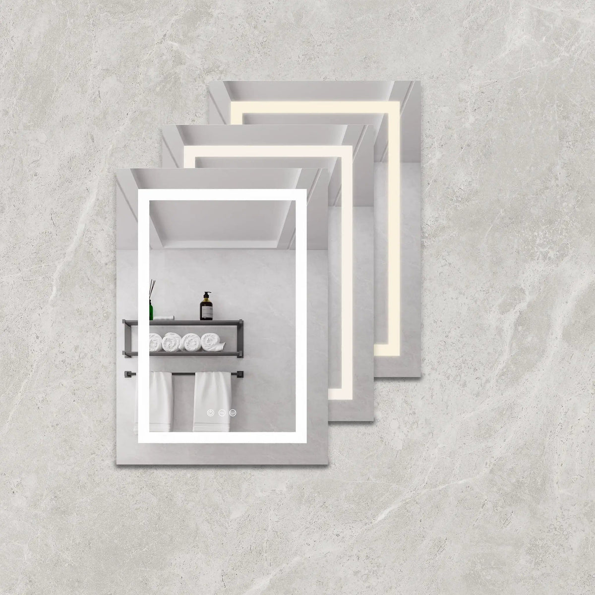 Medicine Cabinet | LED Anti Fog | Dimmable | 20 X 28 Silver
