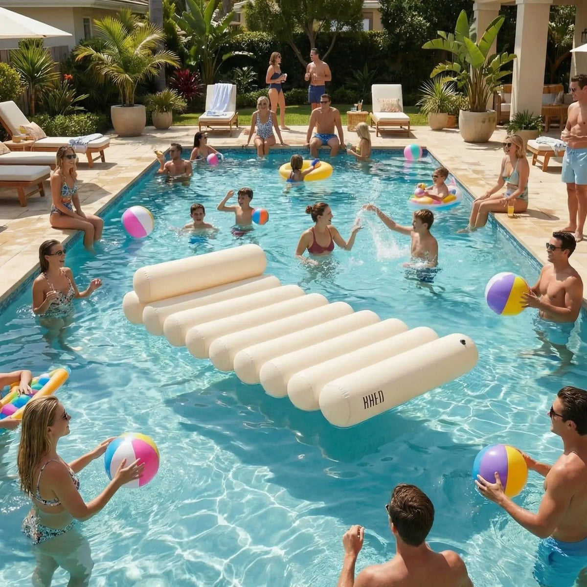 Bubble White Pool Lounger | Home Decor | Gift Ready