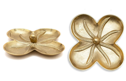 Gold Bronze Octopus Snack Bowl & Serving Tray 13.6" from PriceLows™