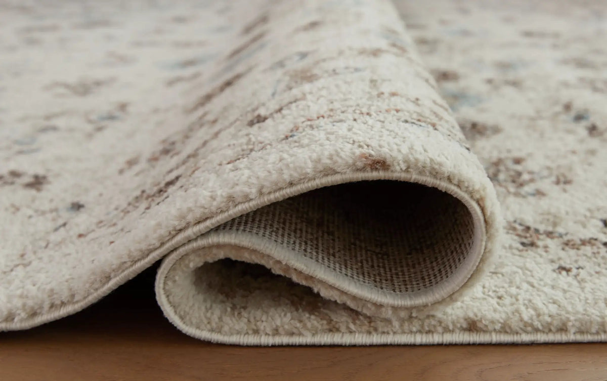 Jossler Area Rug | 94.38 x 119.13 Inch | Traditional Pattern | Ivory Brown And Teal