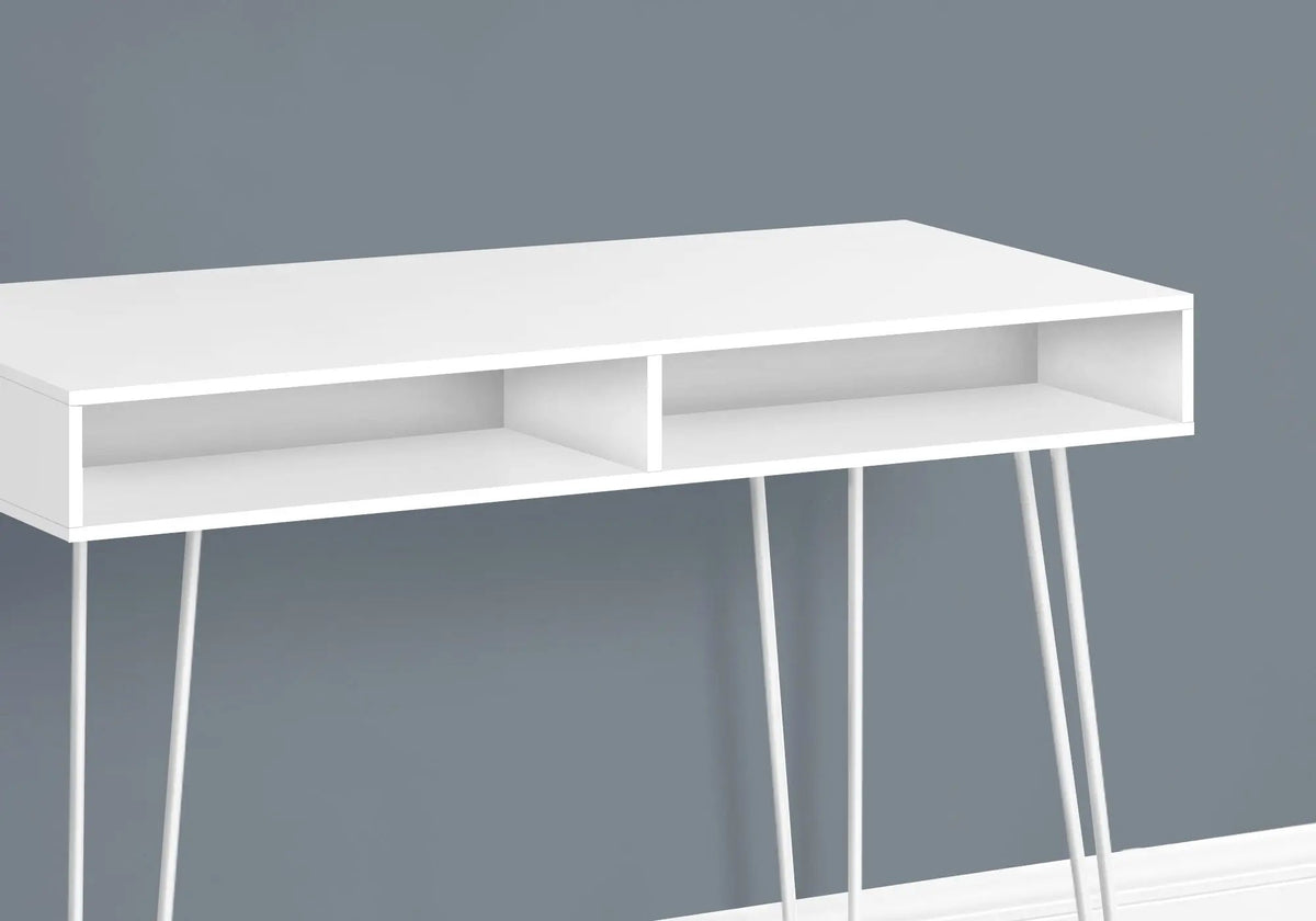Computer Desk With Cubbies | 40 Inch Width | Left Or Right Setup | Sleek Laminate Finish