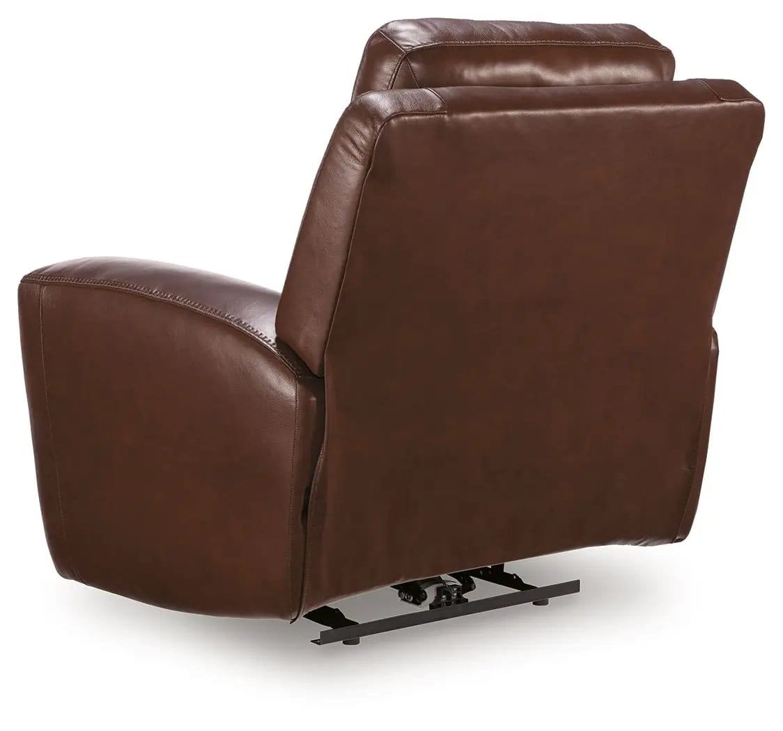 Bexhurst Power Recliner With Adjustable Headrest Reclining Chair | 2 Pieces | Faux Leather | Living Room