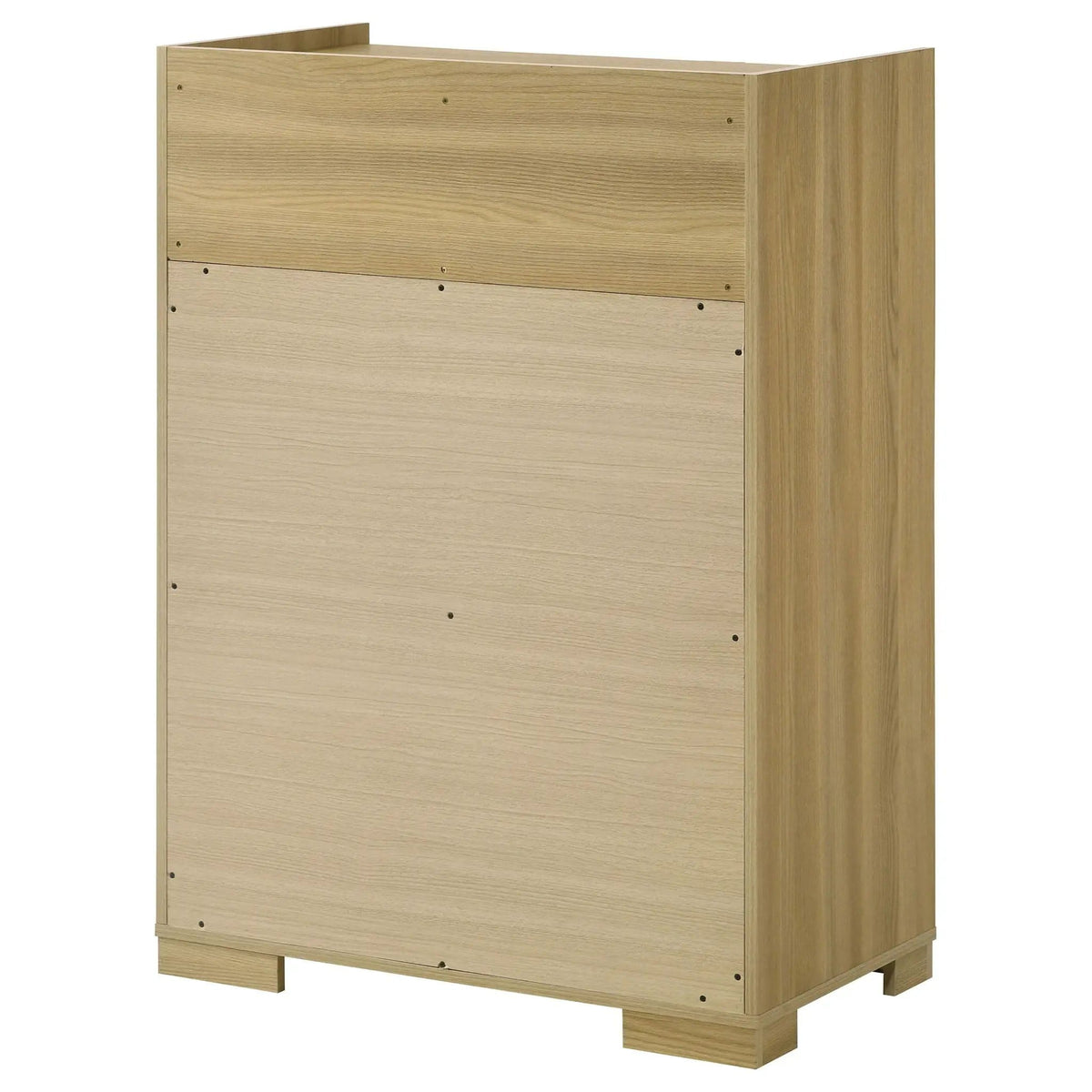 Hyland 4-drawer Chest of Drawers | 31 x 17.25 x 44 in | Engineered Wood & Metal | Natural
