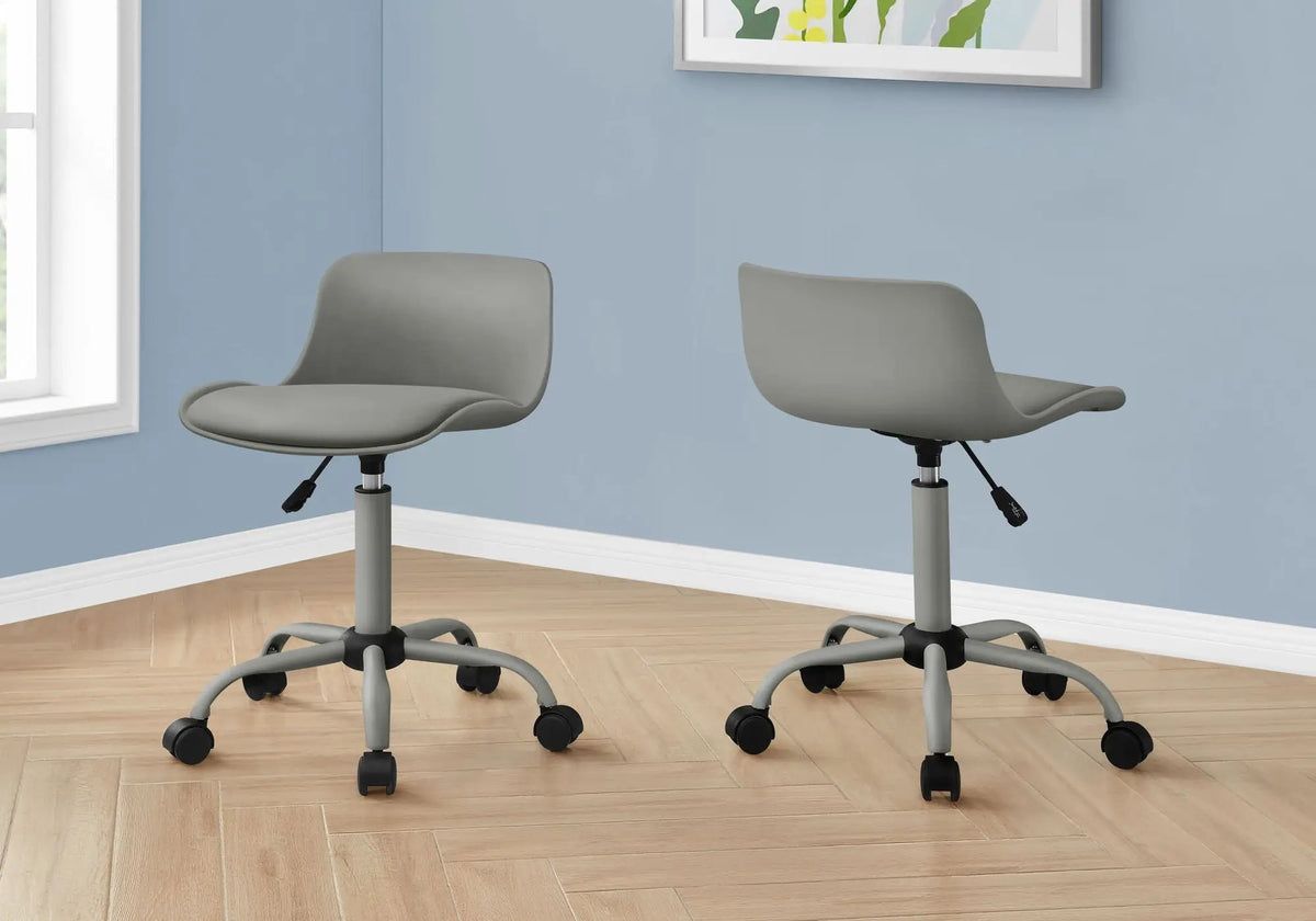 Kids Low-Back Office Chair | Ergonomic Design | Adjustable Height | 360 Degree Swivel