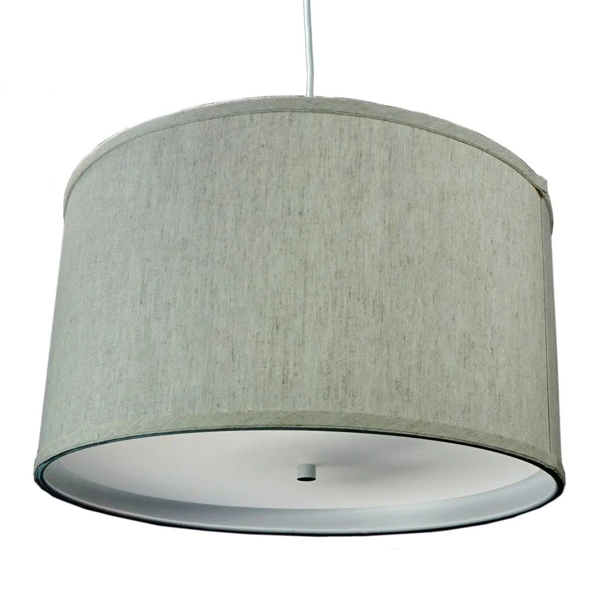 Swag Pendant | 18 Inch Wide | 2 Light | Textured Oatmeal