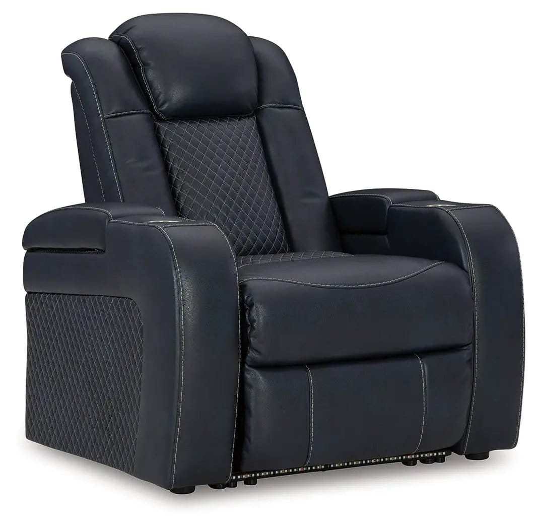 Fyne-dyme Power Recliner/Adj Headrest Reclining Chair | 2 Pieces | Living Room Furniture | Living Room