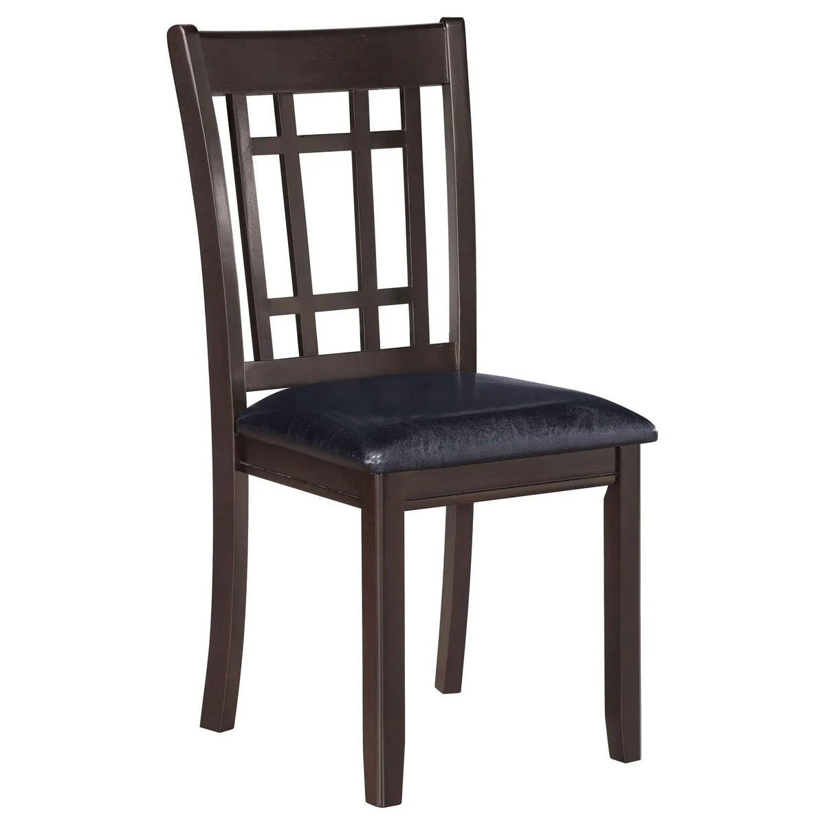 Lavon Wood Dining Side Chair Black and Espresso (Set of 2) | 18.5 x 21.25 x 38.25 in | Wood | Dining Room