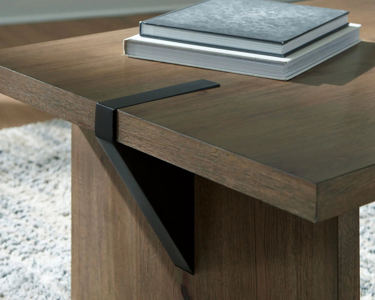 Kandinew Living Room Table | 2 Pieces | Oak Veneer | Home