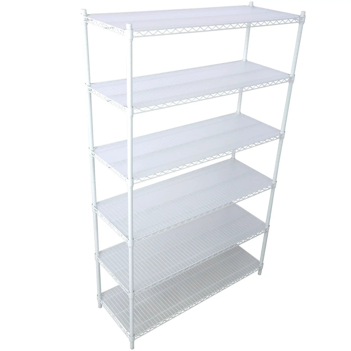 6 Tier Wire Shelving Unit | 6000 Lb Capacity | NSF Metal Rack | Adjustable Shelves