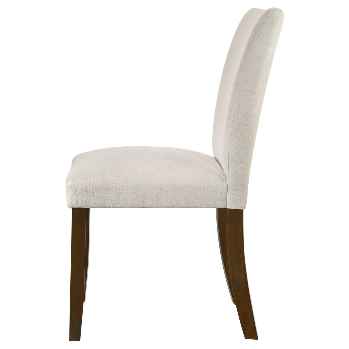 Paxton Upholstered Dining Side Chair Beige (Set of 2) | 19.5 x 23.75 x 36.75 in | Wood | Dining Room