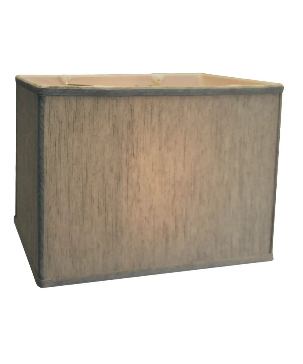 Rectangular Drum Lampshade | 14 X 10 Inch | Softback Finish | Oatmeal Linen
