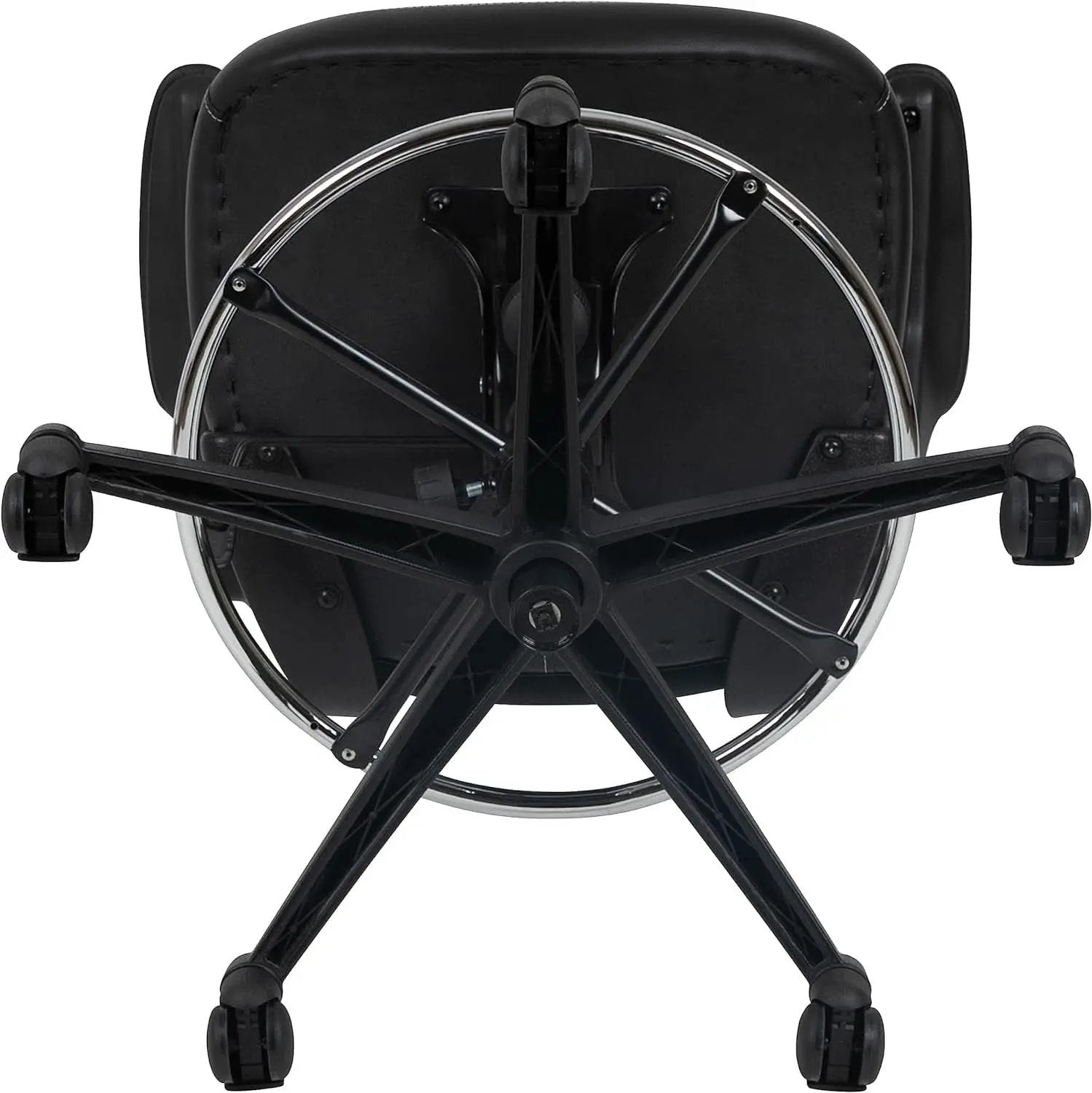 Kelista Mid Back Swivel Ergonomic Office Chair Black from PriceLows™