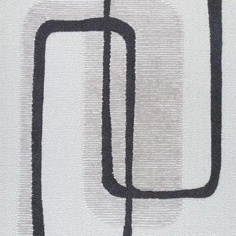Davismour Area Rug | 91.5 x 118 Inch | Hand Tufted | Abstract Design