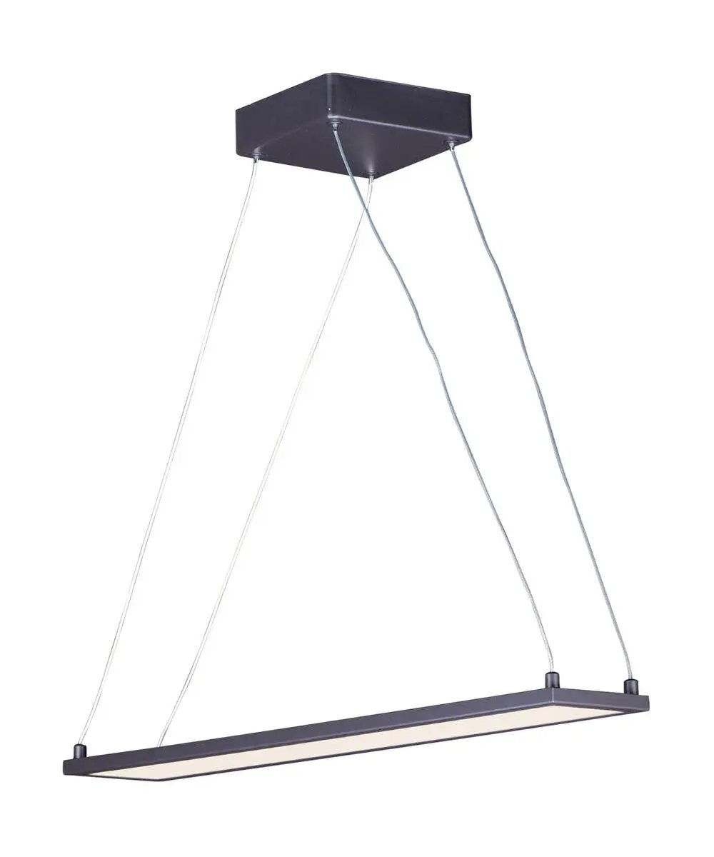 LED Island Light Fixture | 24 Inch | 1 Light | Bronze