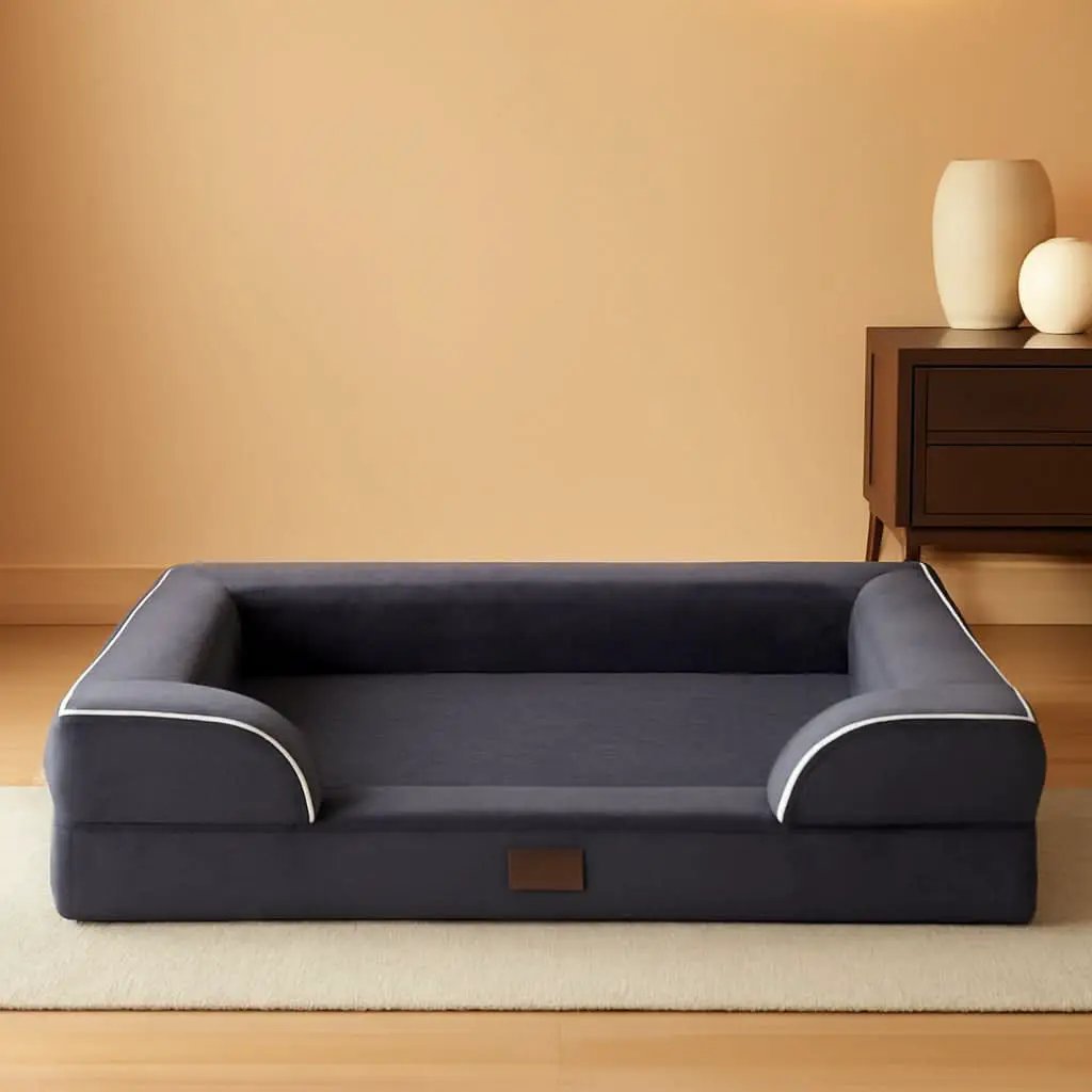 Waterproof Orthopedic Foam Dog Bed Extra Large Dark Grey from PriceLows™