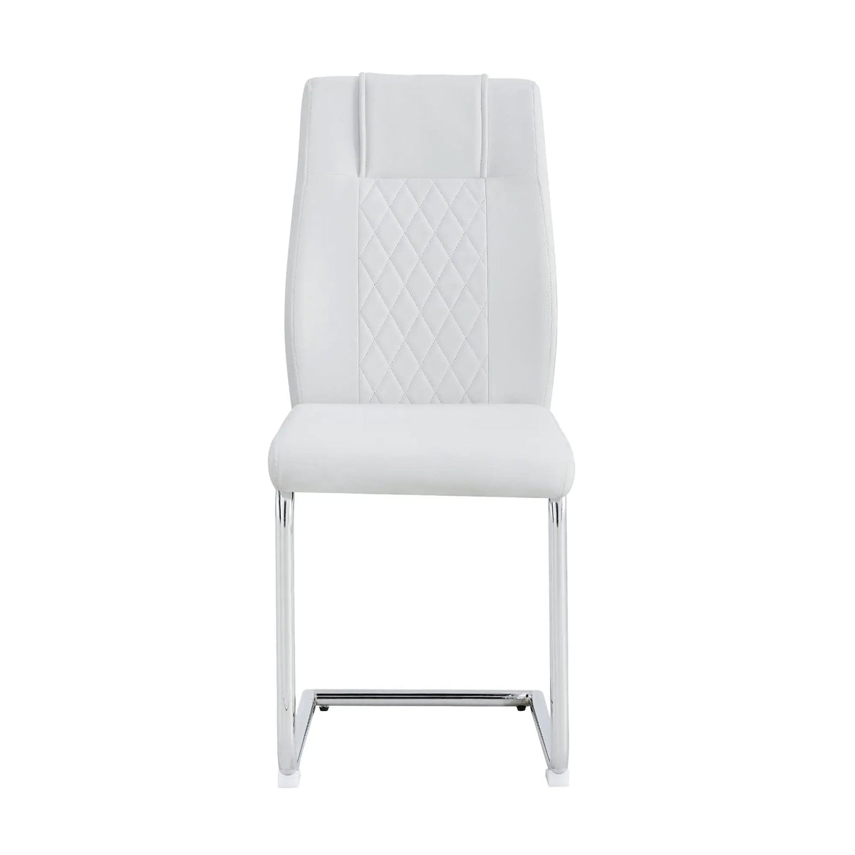 Modern Dining Chairs | Padded Seat | Metal Legs | Anti-Slip Footpads