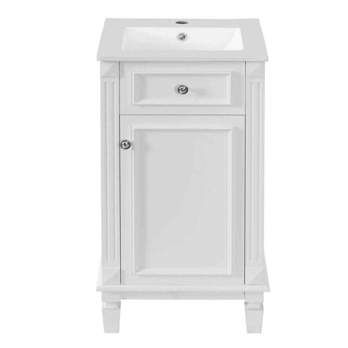 Bathroom Vanity | Solid Wood | Integrated Sink | Soft Closing Doors
