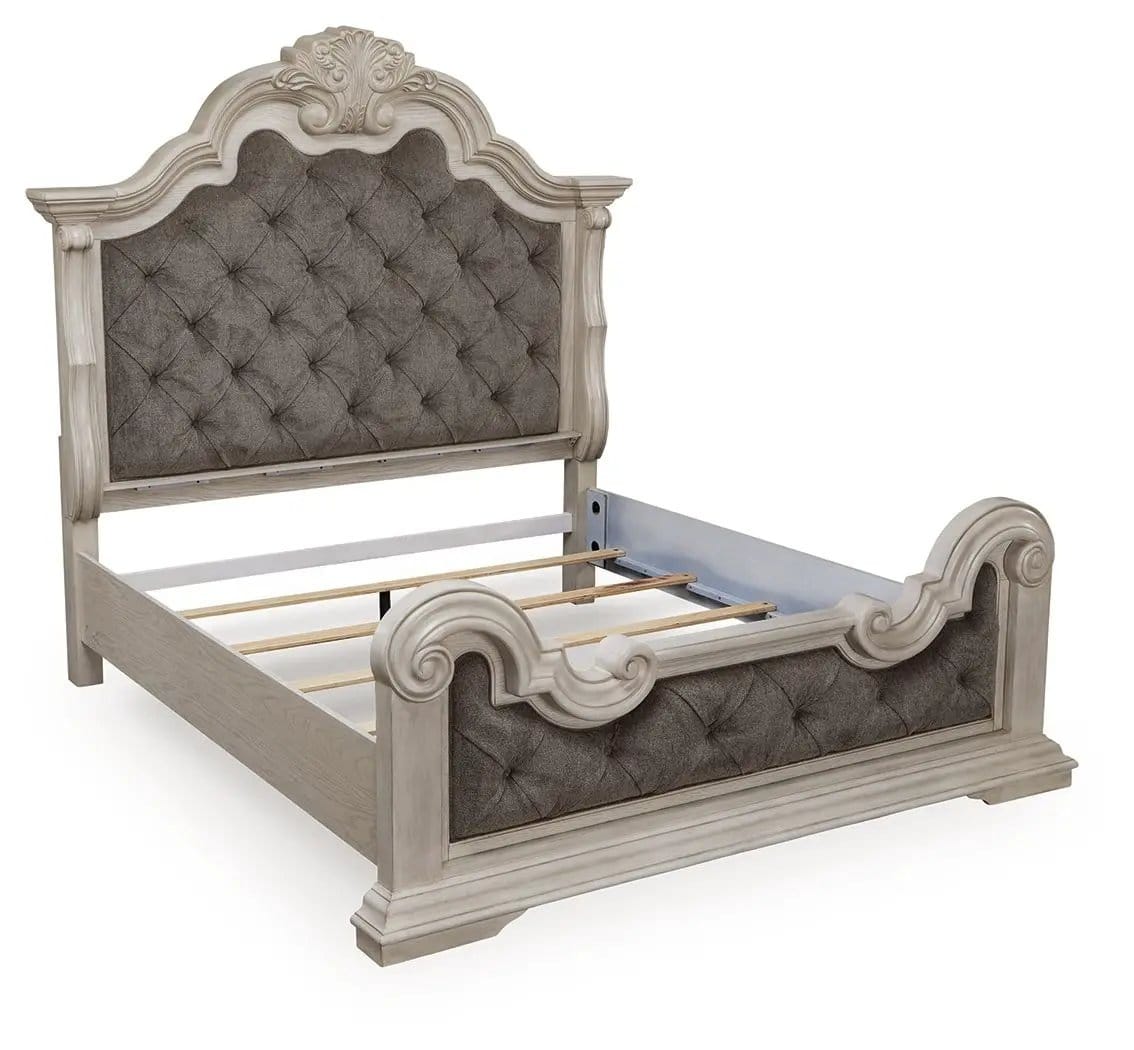 Bruchandi Upholstered Panel Bed | 2 Pieces | Fabric | Bedroom
