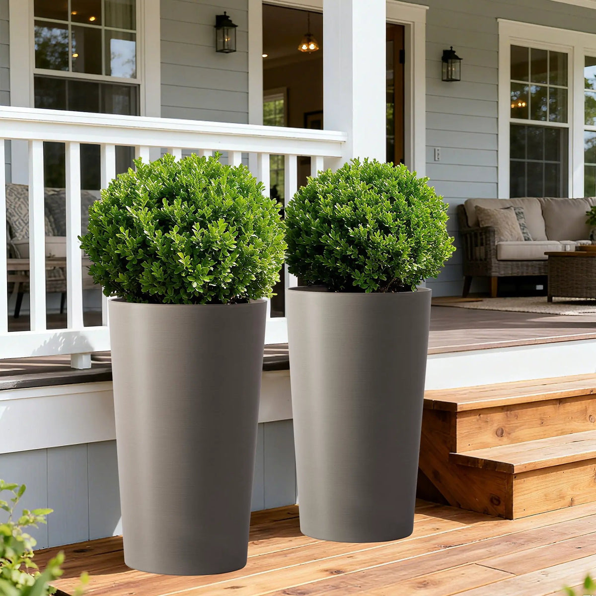 Outdoor Planters | UV Resistant | Shatterproof Polypropylene