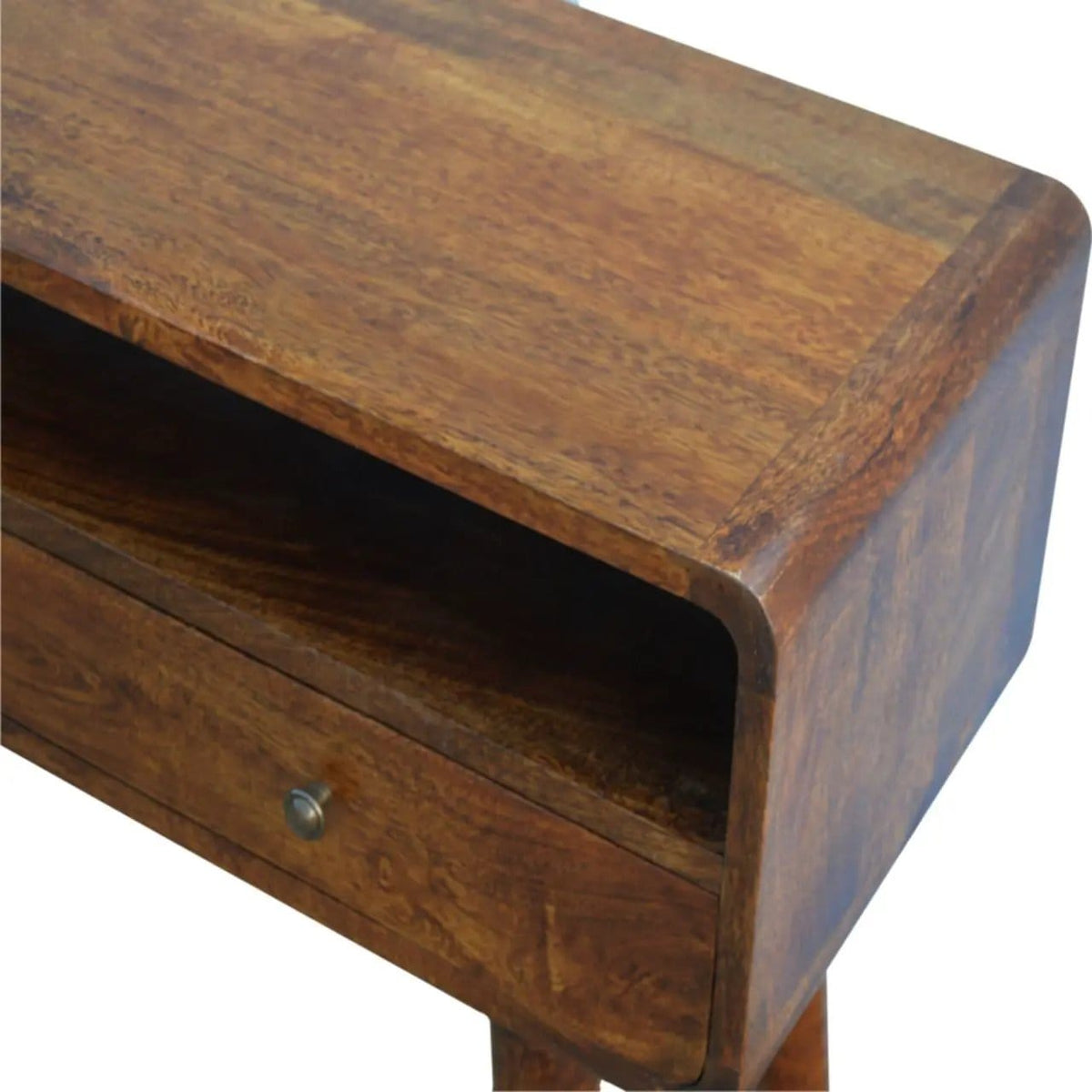Curved Chestnut Console Table | 3 Pieces | Mango Wood | Living Room