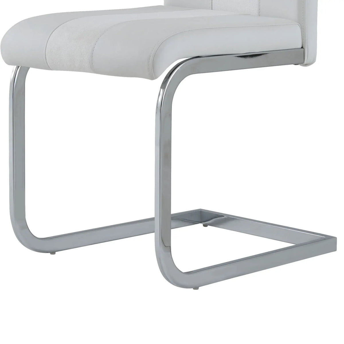 Altis Dining Chairs | Set Of 4 | C-Style Metal Legs | Padded Seats