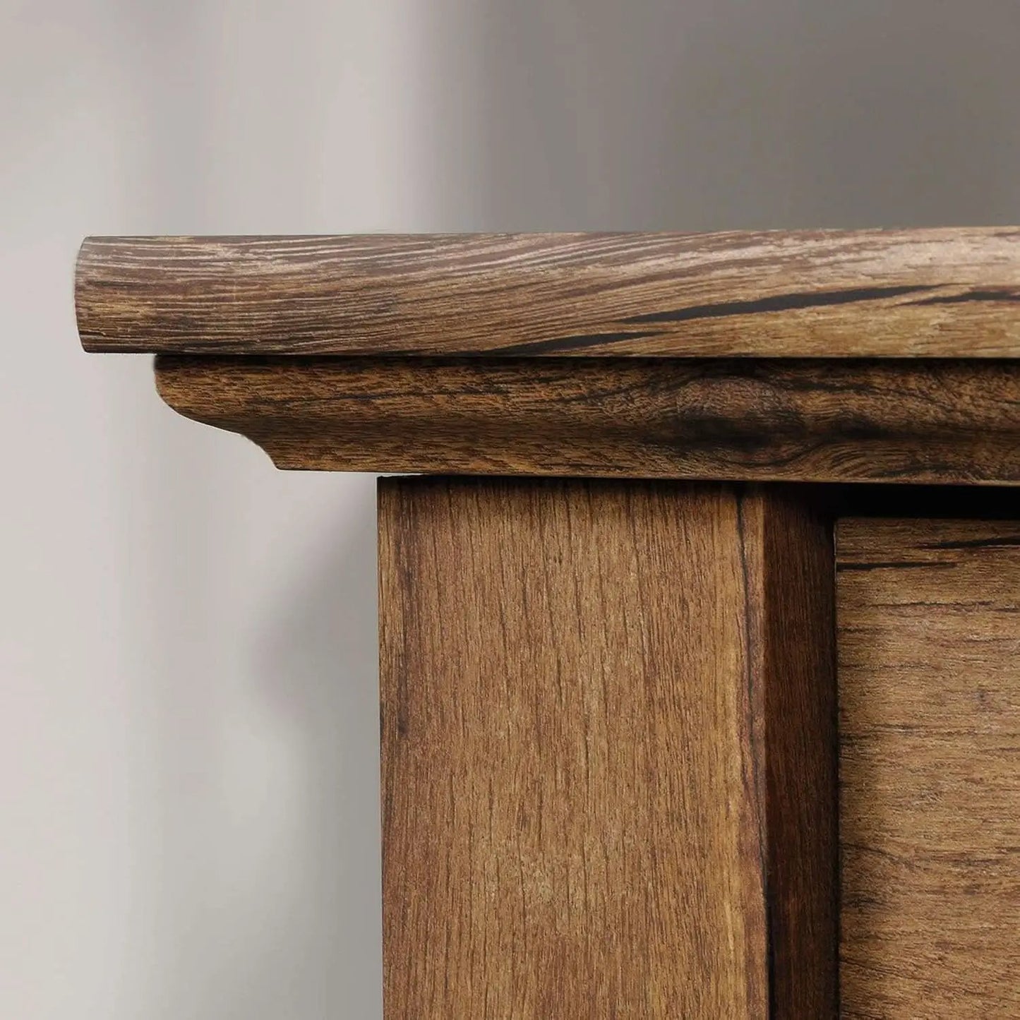 Palladia Executive Desk 65 Inch Vintage Oak Surface from PriceLows™