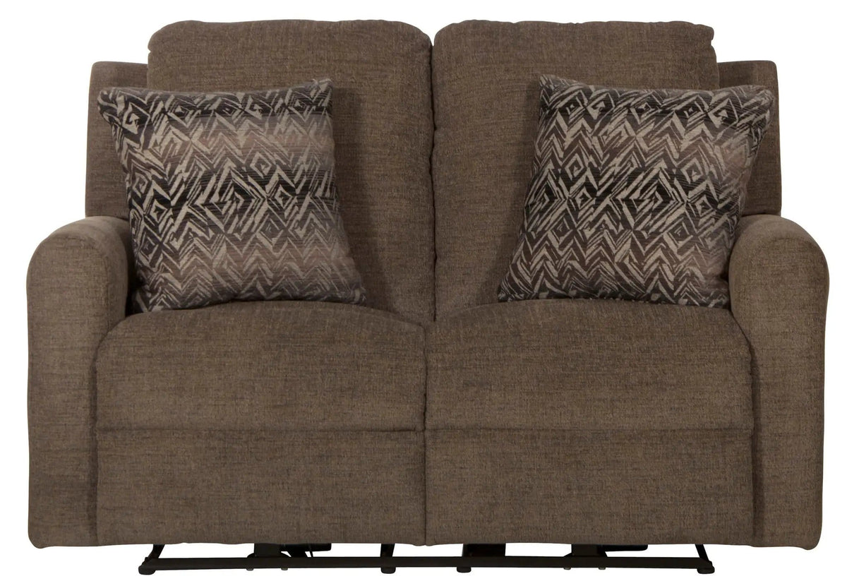 Calvin Reclining Loveseat | 4 Pieces | Chenille & Fabric | Living Room