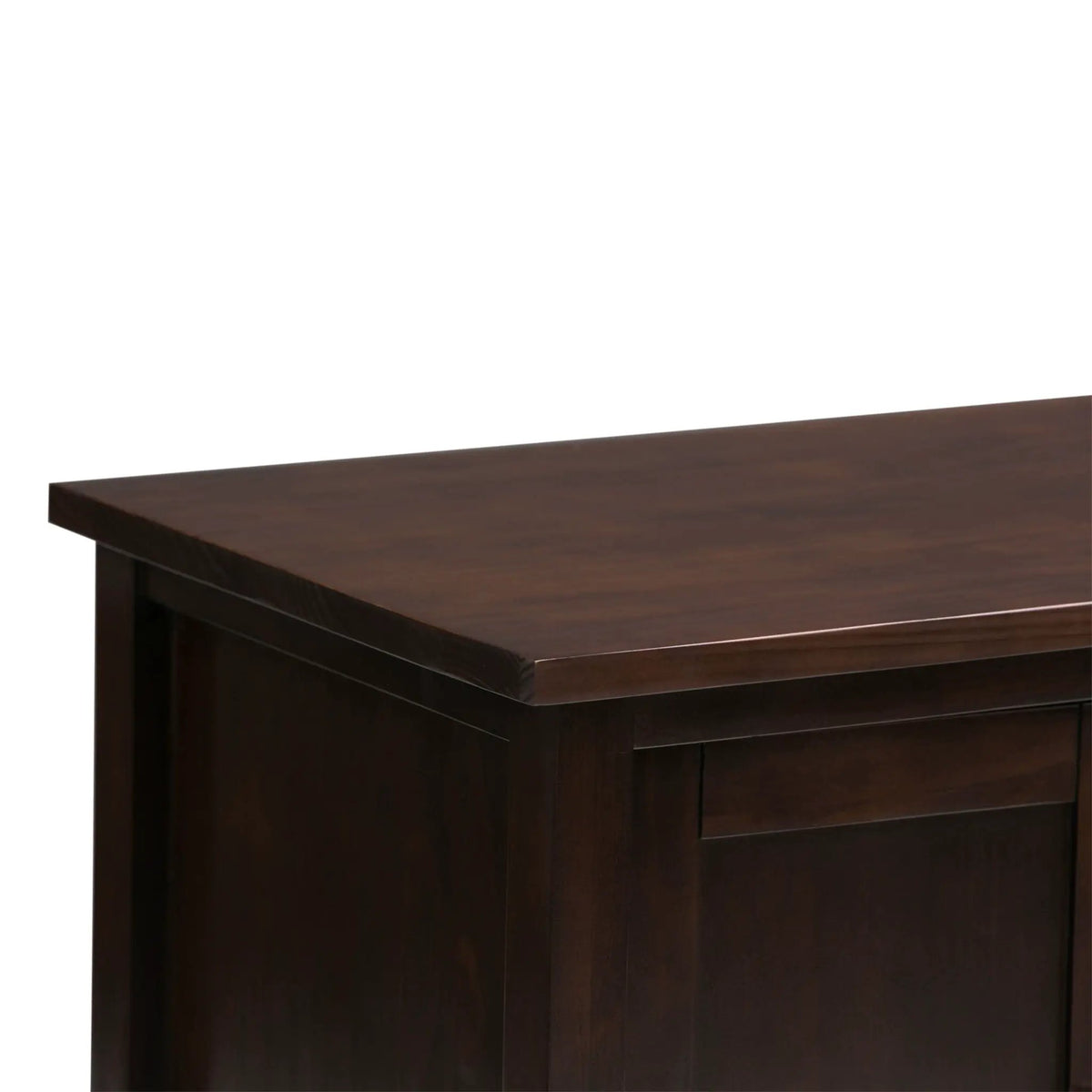 Warm Shaker TV Media Stand | Handcrafted Solid Wood | Two Bottom Drawers | 47 Inch Length