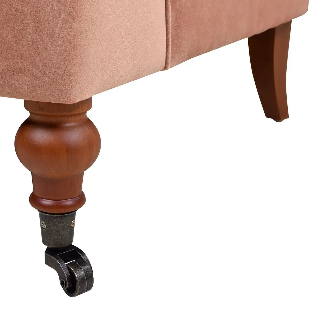 Alana Lawson Accent Arm Chair | Casters | Kiln-Dried Solid Wood Frame | Artisan Crafted