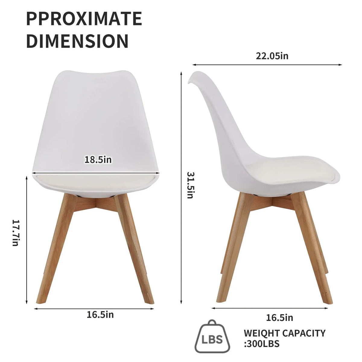 Medieval Dining Chairs | Set Of 4 | Reinforced Wooden Legs | Thickened Cushion
