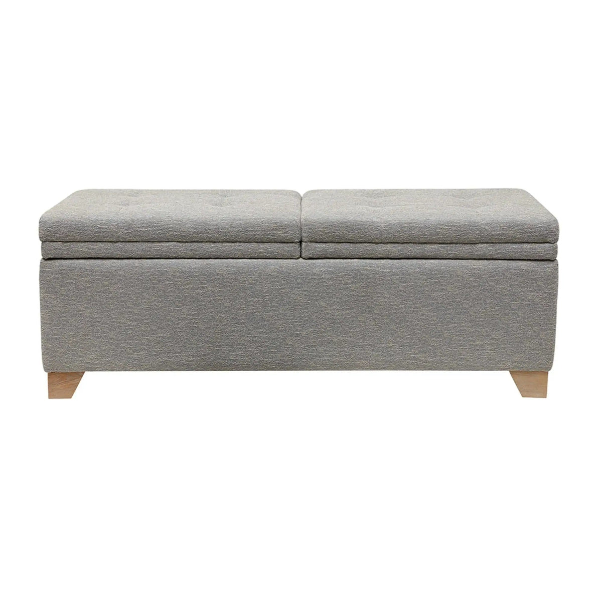 Soft Close Upholstered Storage Bench, Convenient Design | 52.5 x 17.5 x 19.69 in | Solid Wood & Plywood | Home